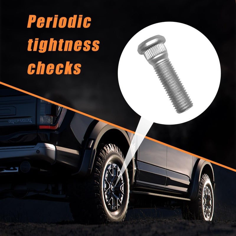 Wevdn 4PCS Car Wheel Studs, M12×1.5 & 49mm Long Extended Steel Wheel Lug Bolts Kit, OEM#90942-02049 Wheel Bolt Replacement for RAV4 iM Matrix Highlander IS350, Car Accessories - Image 5